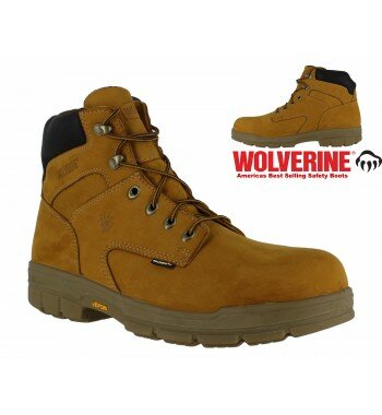  New Mens Wolverine Turner Leather S3 Safety Steel Toe Midsole Work 6" Work Boot Shoe