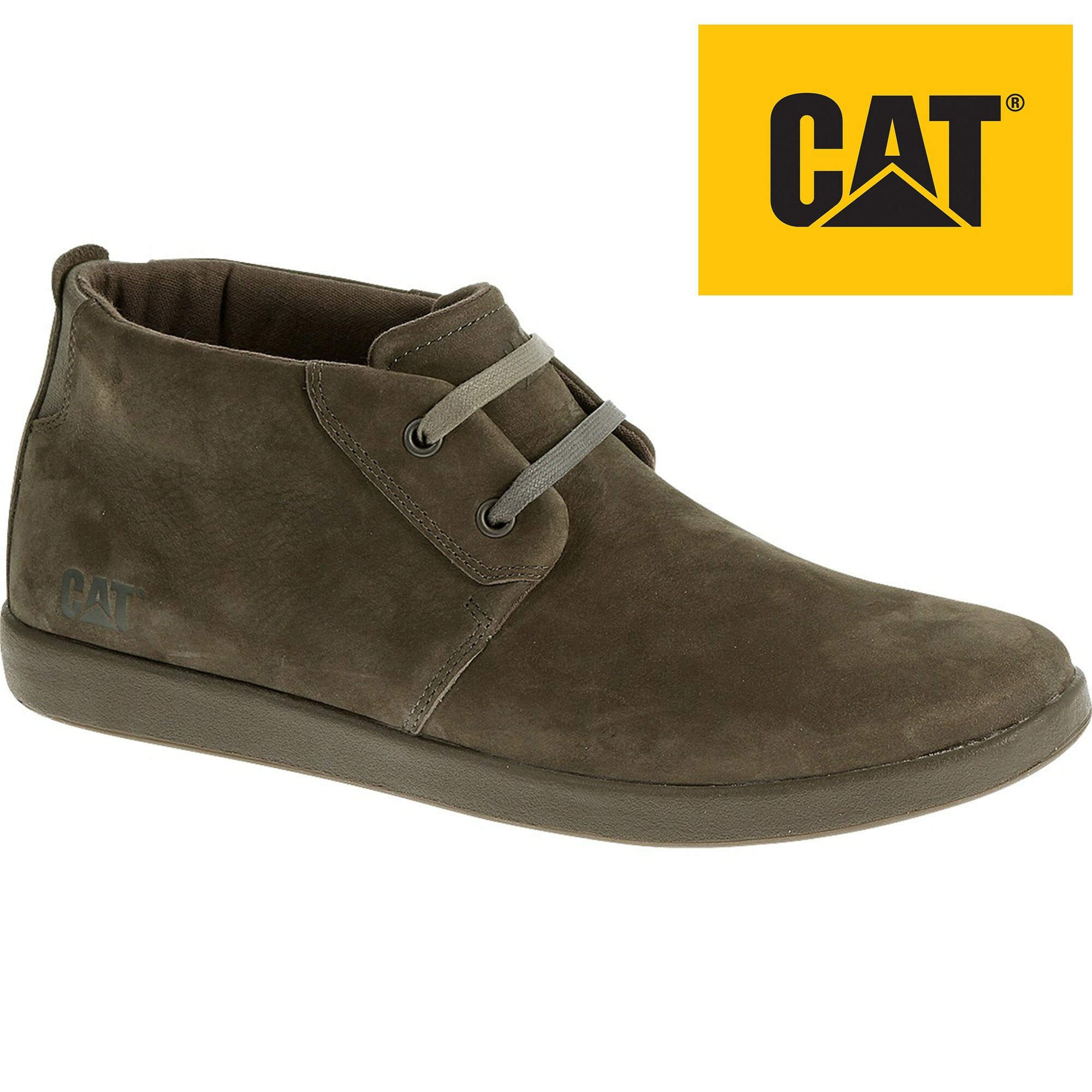 Caterpillar Conrad Mens Nubuck Low Profile CAT Casual Trainer Shoe
