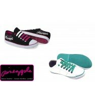 New Womens Ladies Canvas Pineapple Dance Casual Low Top Pump Shoes SIze 3-8