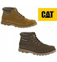 New Mens Caterpillar Founder Light Weight Anckle Combat Hiking Walking Boot