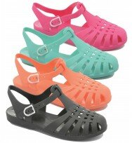 Ladies Womens Jelly Shoes Flats Beach Summer Retro Sandals Casual Shoes