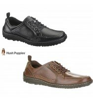 New Mens Hush Puppies Belfast Wide Fit Comfort Casual Lace Up Work Shoe