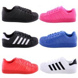New Womens Ladies Casual Low Top Super Star Style Lace Up Trainer Pumps Shoe