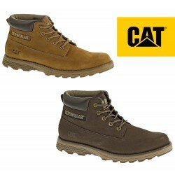 Mens Caterpillar Founder Light Weight Ankle Combat Hiking Walking Boot