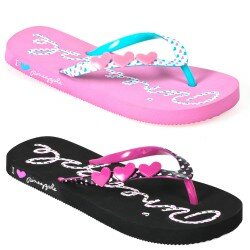 Girls Pineapple Flip Flops Jill