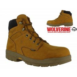  New Mens Wolverine Turner Leather S3 Safety Steel Toe Midsole Work 6" Work Boot Shoe
