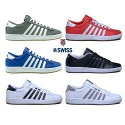 K-Swiss Hoke Mens Flat Memory foam Pumps Casual Trainer Shoe Size 6-12