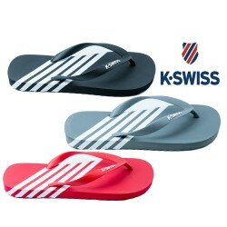 K-Swiss K-Flop Mens Flip-Flop Causal Beech Summer Sandal Toe Post