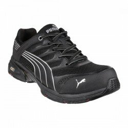 Mens Puma Safety Work Trainers Fuse Motion Midsole Toe Cap Lace Up Shoe