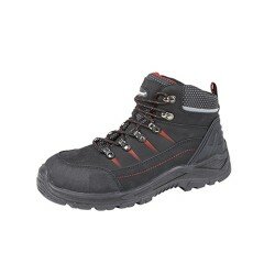 Mens Safety Work Boot - Grafters S3 Steel Safety Toe Cap and Midsole Water Resistant
