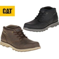 New Mens CAT Elude Casual Caterpillar Walking Lace up Leather Waterproof Comfort Boot