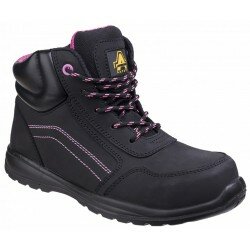 Womens Amblers Leather Safety Work Boots Ladies Composite Toe Boots