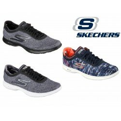 Womens Skechers Casual Running Lace up gym Trainer shoe Size 3-8