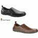 New Mens Hush Puppies Belfast Wide Fit Comfort Casual Slip On Work Shoe
